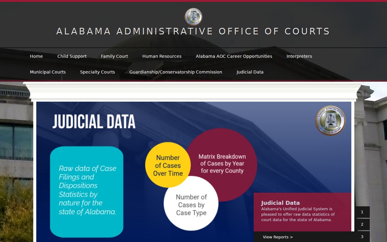 Alabama AOC source for Lauderdale County court records