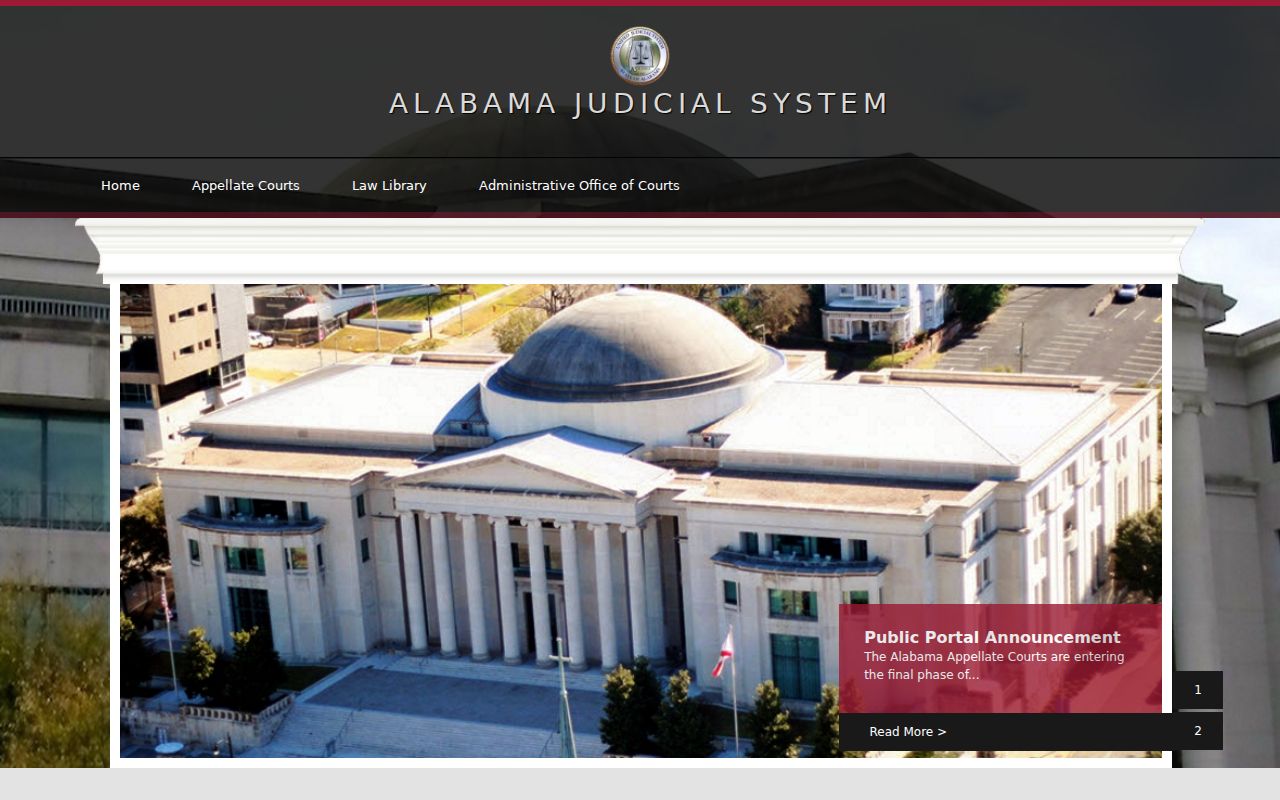 Alabama judiciary rules for Lauderdale County court records